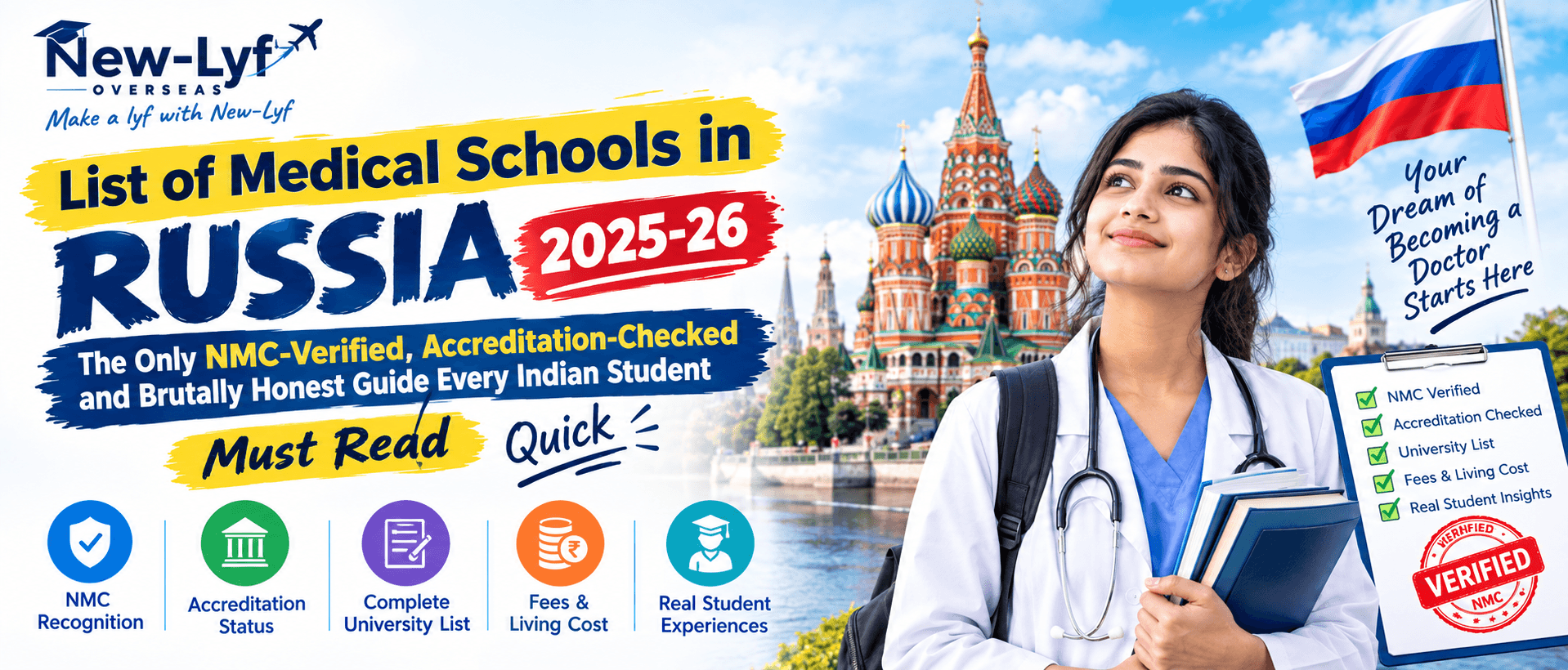 List of Medical Schools in Russia 2025-26: The Only NMC-Verified, Accreditation-Checked and. and Brutally Honest Guide Every Indian Student Must Read Quick